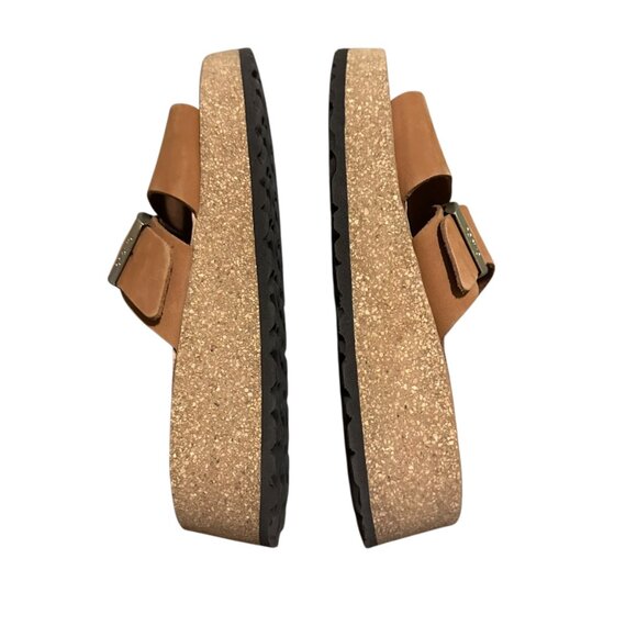 Papillio by Birkenstock Almina Nubuck Leather Sandals Pecan Size 38 7 Women's - Picture 11 of 14